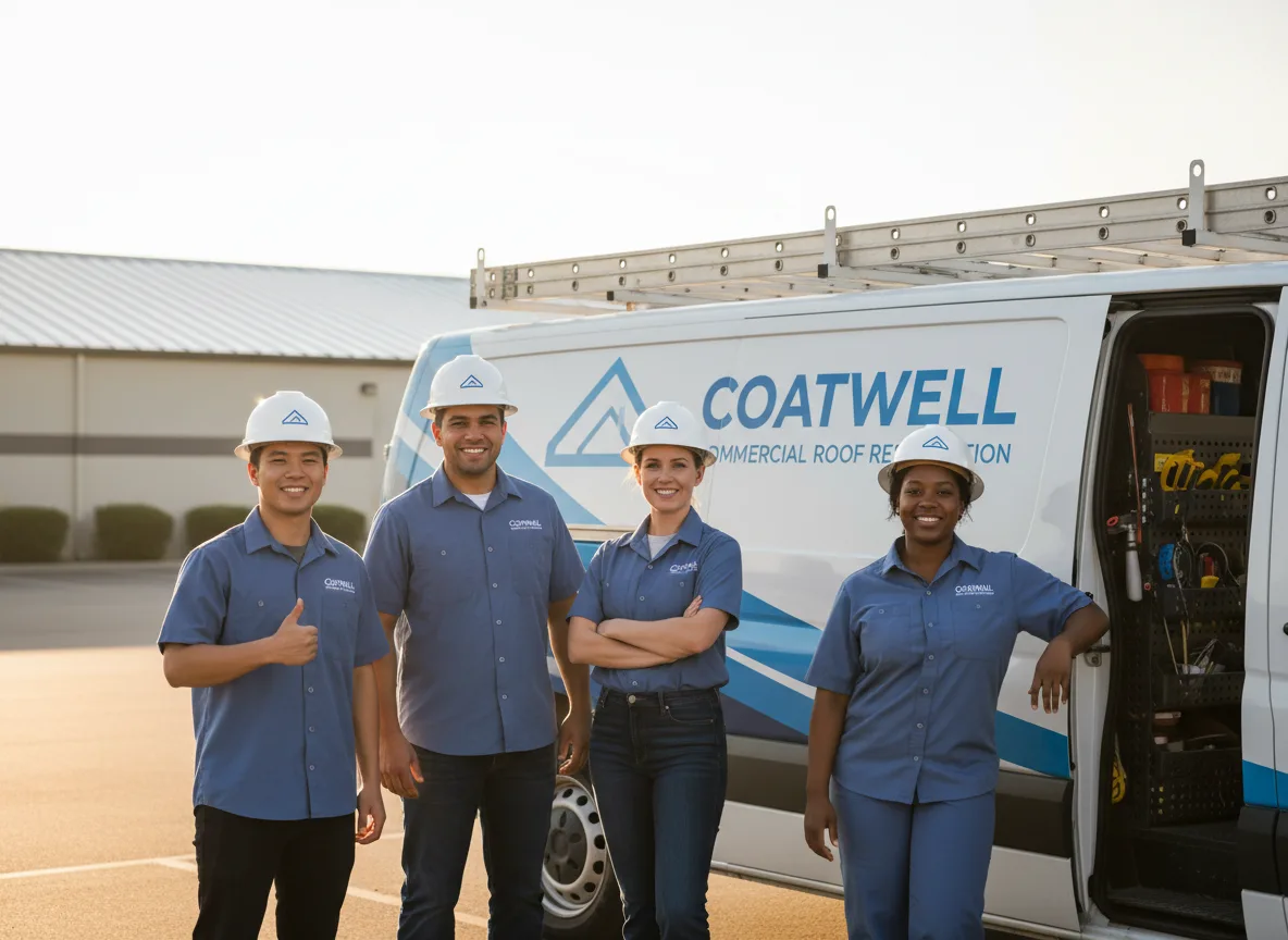 Commercial roof coating company in Richville, MN